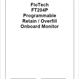 FloTech® CheckMate Programmable Retain / Overfill Onboard Monitor (FT204P)