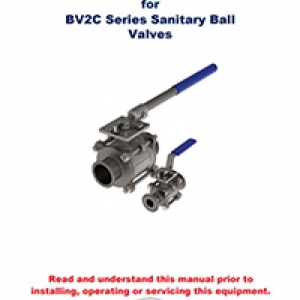 DIXON 1IN BV2C Series Ball Valve See Order BV2CG-100CC-BZC 