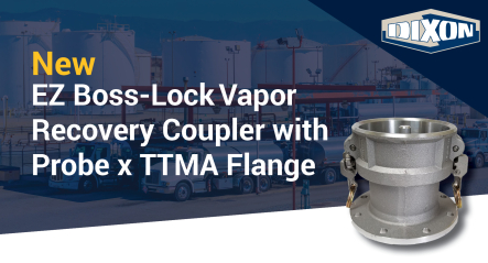 EZ Boss-Lock Vapor Recover Coupler with Probe x TTMA Flange