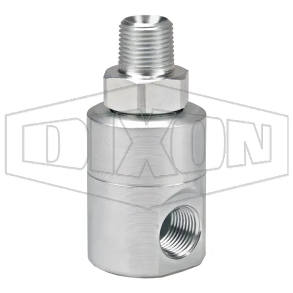 Super Swivels® 90° Male NPTF x Female NPTF Inline Swivel | Dixon