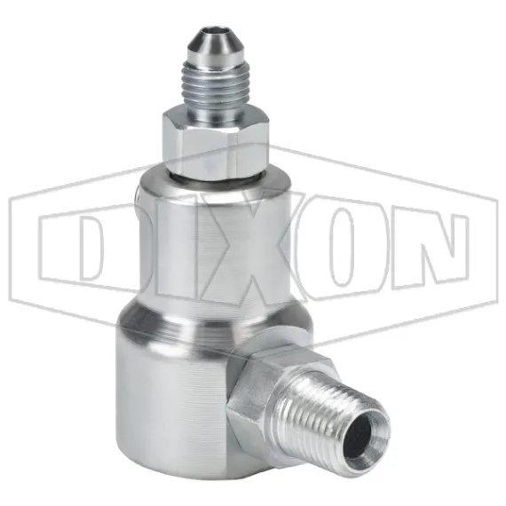Super Swivels® Male JIC 37° x Male NPTF 90° Elbow