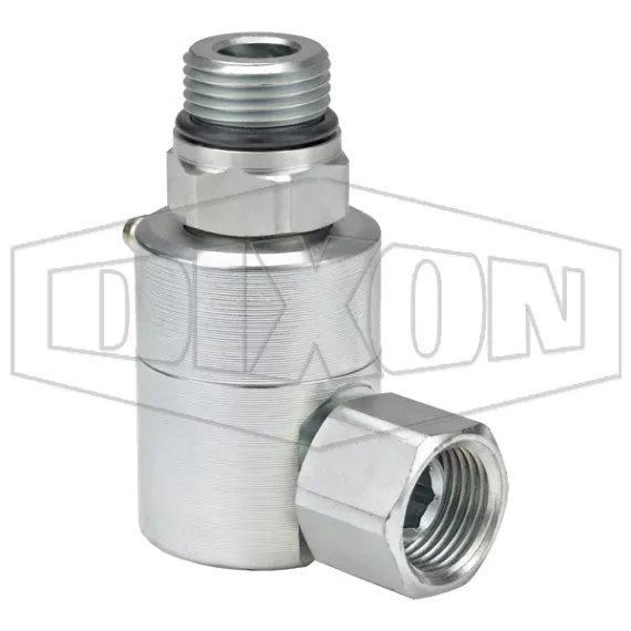 Super Swivels® Male ORB x Female NPSM 90° Elbow Inline Swivel | Dixon