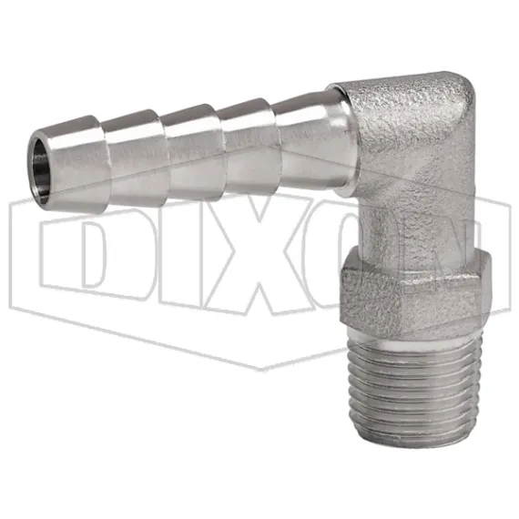 Male NPT x Hose Barb 90° Elbow