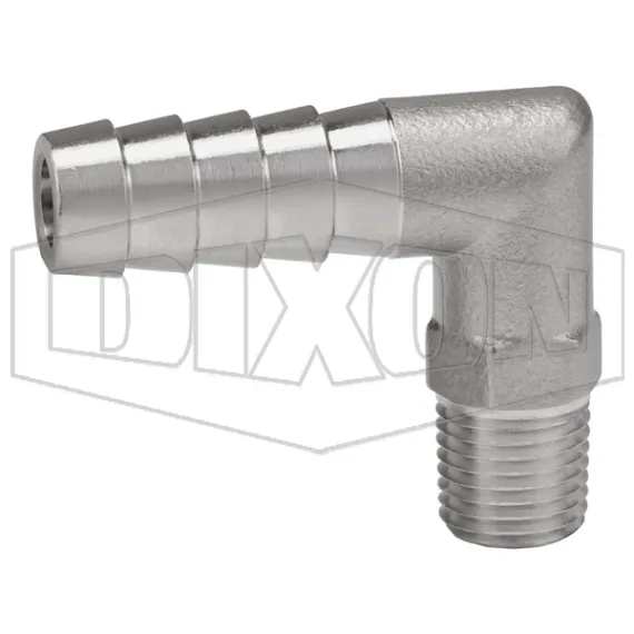 Male NPT x Hose Barb 90° Elbow