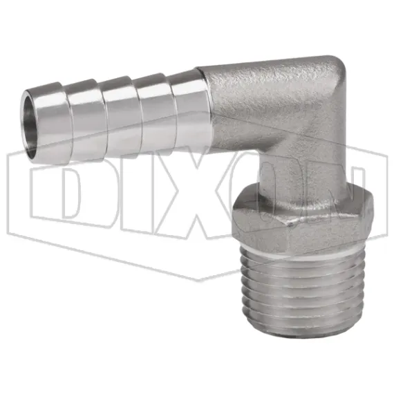 Male NPT x Hose Barb 90° Elbow