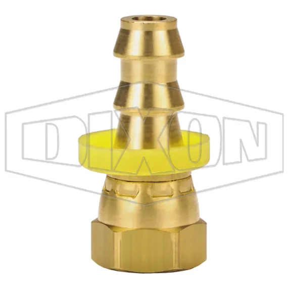 Female NPSM Swivel x Push-on Hose Barb Ball Seat