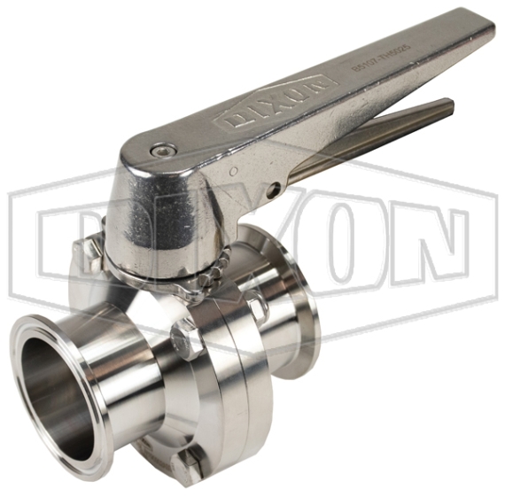 B5107-Series Butterfly Valve with Trigger Handle Clamp End | Dixon