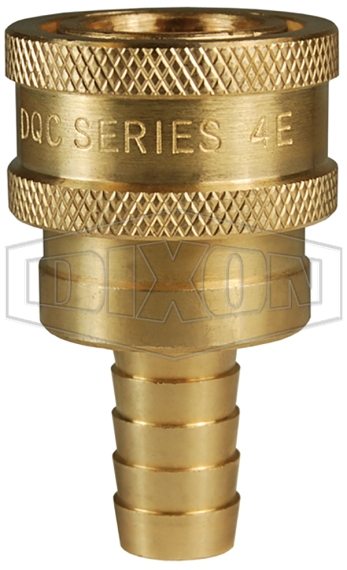 3/4 Straight Coupling Coupler Dixon 6ES6-B Brass Quick-Connect Hydraulic Fitting 3/4 Hose ID Barbed