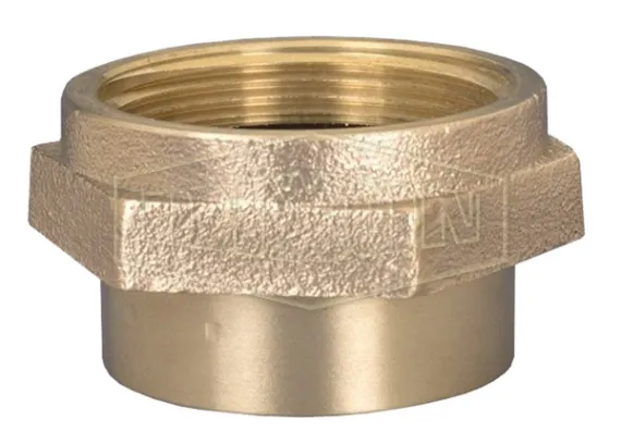 brass female to male hex nipple