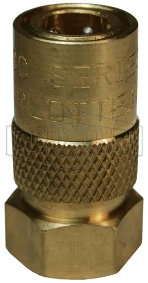 CM-Series Industrial Mold Unvalved Coupler Female NPTF