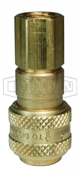 Quick-Acting Coupler Dixon Valve PML6FS Plated Steel Dual Lock Air Fitting with Knurled Flanged Sleeve 1/2 Coupling x 3/8 NPT Male 