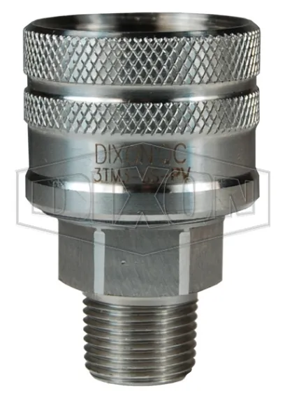 T-Series Male NPTF Poppet Coupler