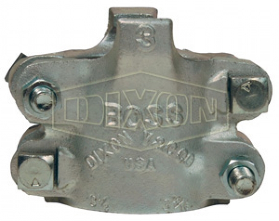Dixon BS49 Plated Iron Boss Clamp 4 Hose ID 4-56/64-5-16/64 Hose OD 