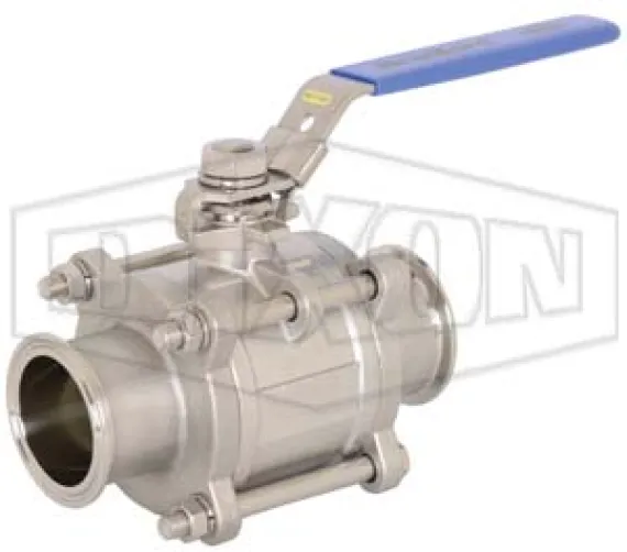 BV2GG-Series Non-Encapsulated 2-Way, 3-Piece Ball Valve | Dixon