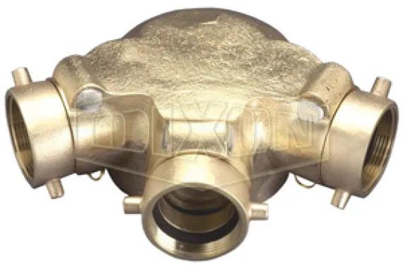 Triple Clapper Siamese Connection Bottom Outlet | Dixon