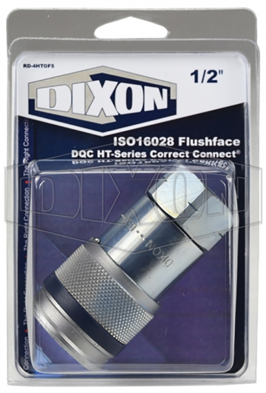 P-HT6F6-SS DIXON 3/4 ISO16028 Plug EPDM 3/4 F-NPTF 316SS 
