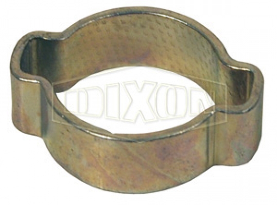 0.38 3/8 Nominal Dixon 0811R 304SS Double Ear Pinch-On Clamp Pack of 100 