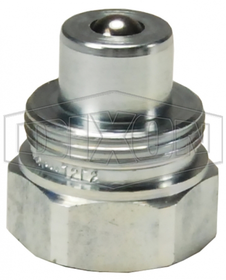 Dixon HT3F3 Steel Hydraulic Quick-Connect Fitting Plug 3/8 Coupling x 3/8-18 NPTF 