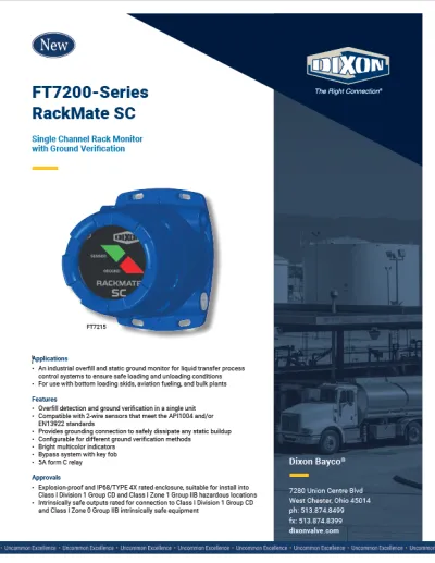 FT7200-Series RackMate SC 
