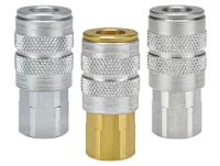 F-Series Pneumatic Manual Female Threaded Coupler