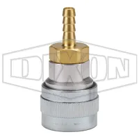 SHD-Series Schrader Pneumatic Standard Hose Barb Coupler