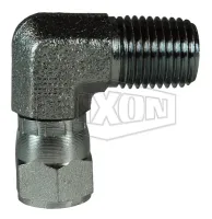 90° Female JIC 37° Swivel x Male NPTF Elbow