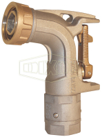 1.5 Aluminum Dixon 112D Pressure Nozzle for Bulk Dely FNPT Inlet X Spout Outlet