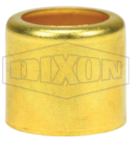 Lot of 5 Dixon® BFL450 Brass Ferrule for Air & Fluid .450" ID x 9/16" Length