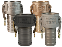 Dixon FO Series Open End Center Punch Band Clamps