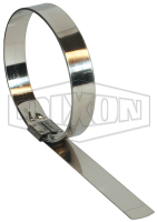 BAND-IT CENTRE PUNCH STRAPPING CLAMP, 5/8 X 2 3/4 IN INSIDE DIA, MIN DIA  3/4 IN, CARBON STEEL, PKG 50 - Band Clamps - BNICP11