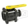 Polypropylene Compact Bolted Ball Valve Female x Adapter