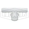Tuff-Lite® Hose Run x Male NPT Branch Tee