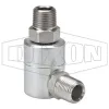 Super Swivels® Male NPTF x Male NPTF 90° Elbow Inline Swivel