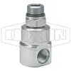 Super Swivels® Male ORB x Female ORB 90° Straight Inline Swivel
