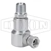 Super Swivels® Male NPTF x Female NPSM 90° Elbow Inline Swivel