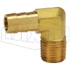 Male NPTF x Hose Barb 90° Elbow
