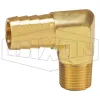 Male NPTF x Hose Barb 90° Elbow
