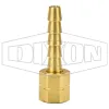Acetylene Coupling Left Hand Thread x Hose Shank