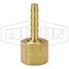 Acetylene Coupling Left Hand Thread x Hose Shank