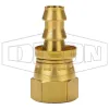 Female NPSM Swivel x Push-on Hose Barb Ball Seat