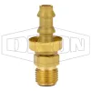 Male SAE Inverted Flare Swivel x Push-on Hose Barb