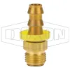 Male SAE Inverted Flare Swivel x Push-on Hose Barb