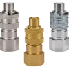 Dix-Lock® N-Series Interchange Male Head x Male Threaded End Plug