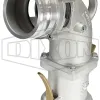 Bay-Lite Elbow, Side Seal, 4" Male Adapter
