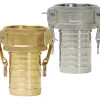 Global Crimp Style Cam & Groove Type C Coupler x Hose Shank