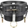 Glass-Filled Polypropylene Cam & Groove Type B Coupler x Male NPT