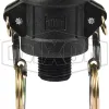 Glass-Filled Polypropylene Cam & Groove Type B Coupler x Male NPT