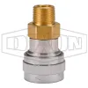 SHD-Series Schrader Pneumatic Male Threaded Coupler