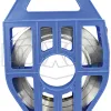 stainless steel banding blue tote