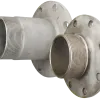 one piece flange x male thread union adapters short and long